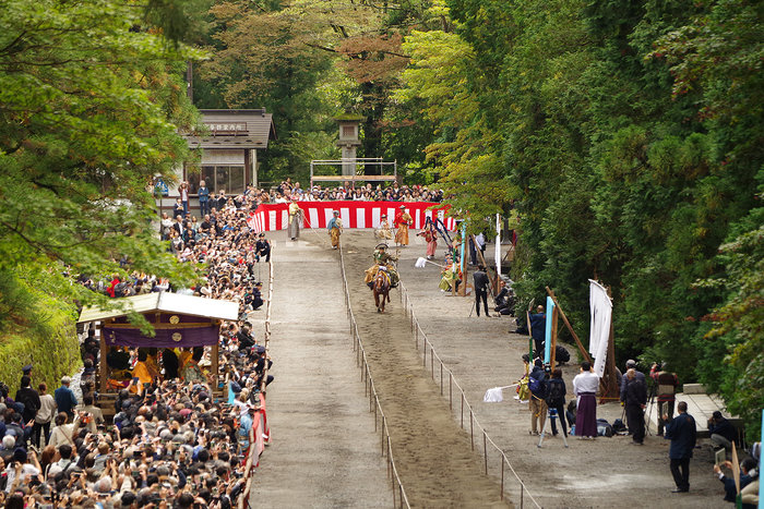 日光東照宮では秋季大祭 神事流鏑馬が行われました。