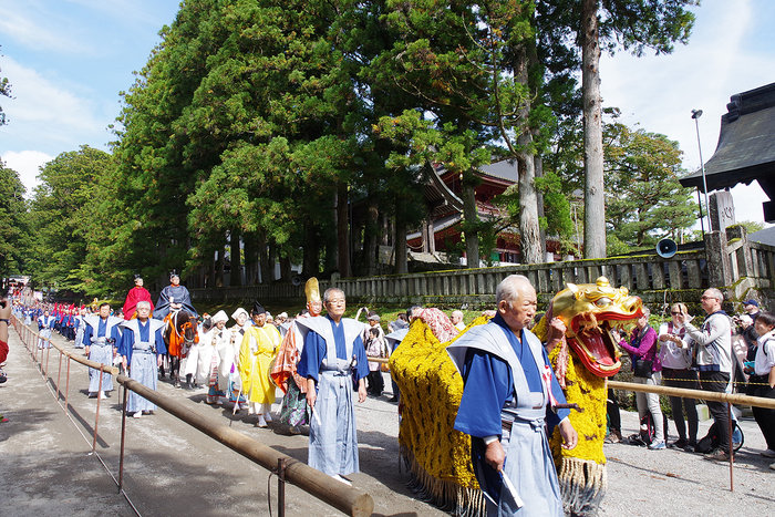 日光東照宮では秋季大祭 百物揃千人武者行列が行われました。